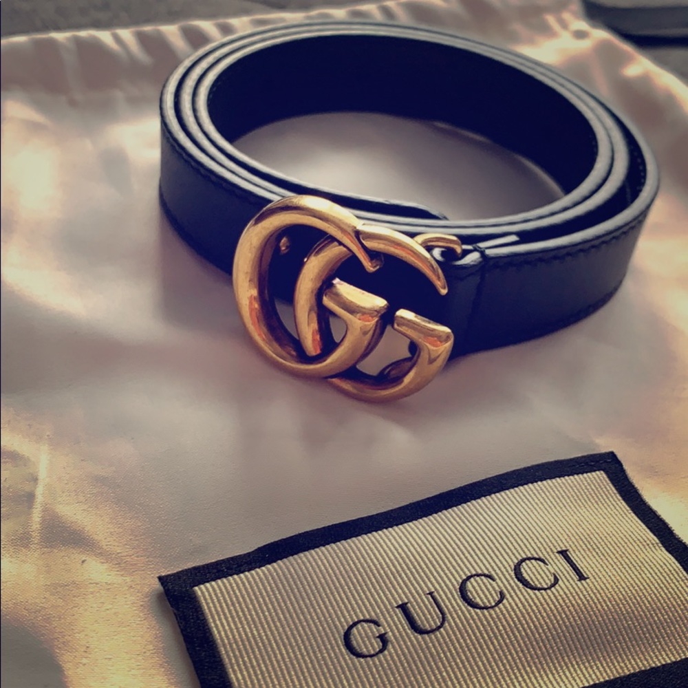 AUTHENTIC Gucci double G belt